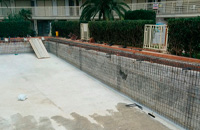 Reforma de piscina Apartamentos Hawai en Playa de Gandia | Estudio Arquitectura Roberto Moratal